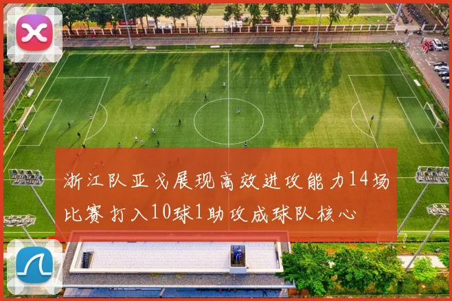 浙江队亚戈展现高效进攻能力14场比赛打入10球1助攻成球队核心
